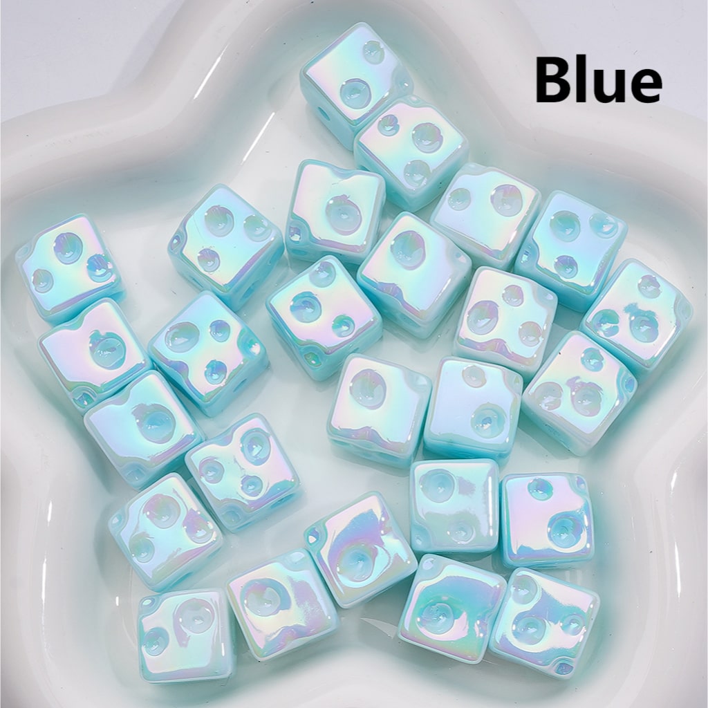 UV Coating Luminous Cute Chesse Acrylic Beads，15MM (Single Color is available for 200pcs(Whole bag))