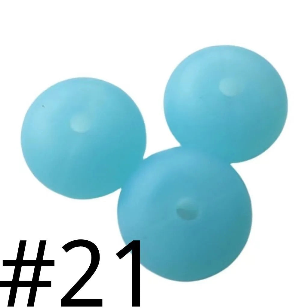 Silicone Wheel Beads  14mm