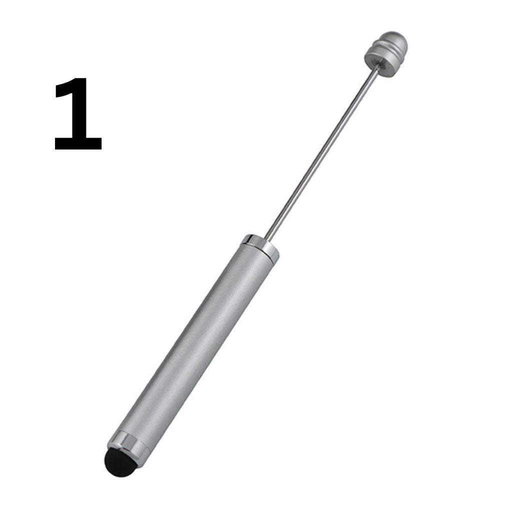 Metal Beadable Stylus Pens, Printed and in Solid Colors, Touch Screen Pens for Smart Devices