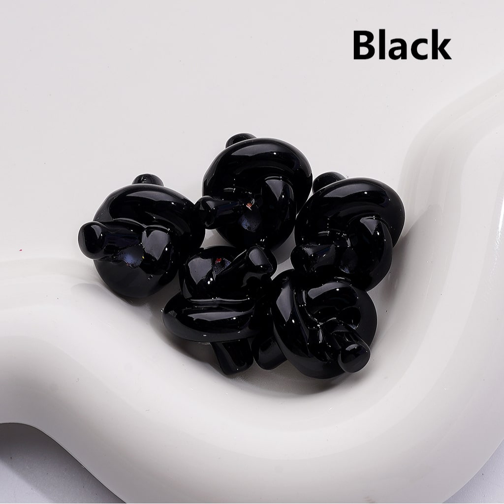 Cute Knot Tie Acrylic Beads in Solid Color, Around 15*17MM, (Single Color is available for 200pcs(Whole bag))