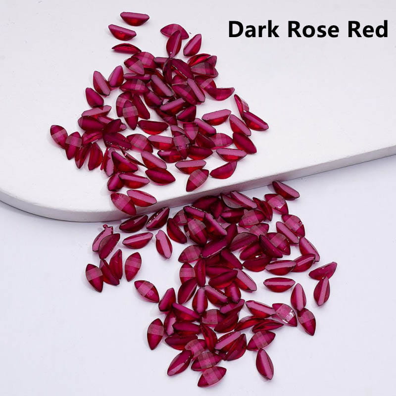 Mini Cute Glitter Tree Leaves Charm Jewelry Accessories （64.5g for 1000 Pieces)