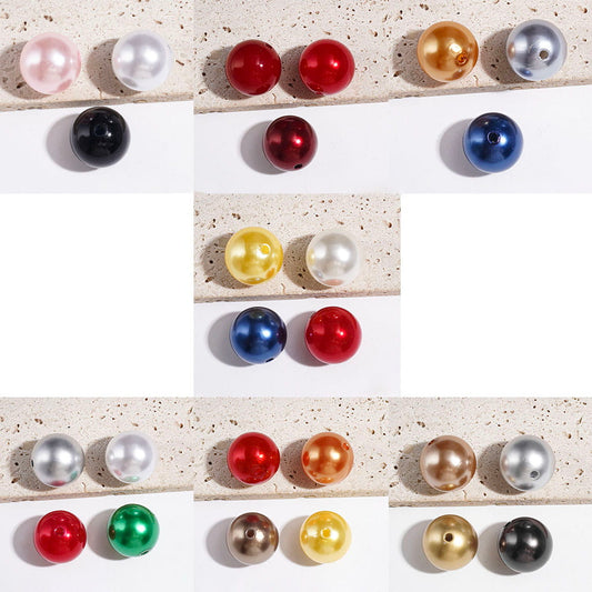 20MM Acrylic Beads for DIY Bracelets in Various Colors Series