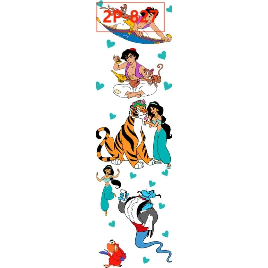 UV DTF Pen Wraps for Custom Pens, Sticker Decals, 111 mm by 32 mm (4.37'' by 1.25'')