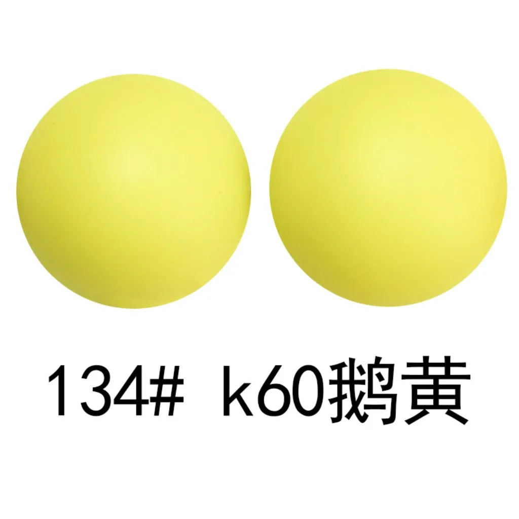 シリコンビーズ、ソリッドカラー、15 mm