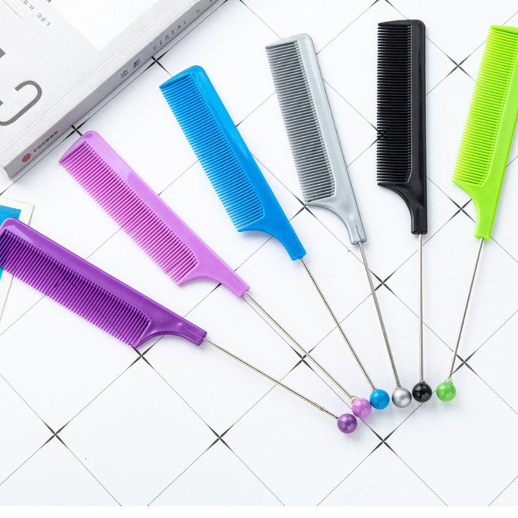 Beadable Combs in Solid Colors, Beaded Combs for DIY