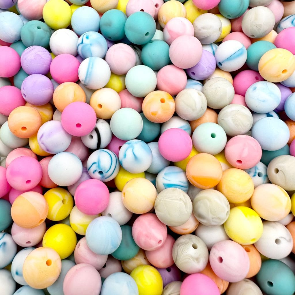 Silicone Beads in Solid Colors – Beadable Bliss
