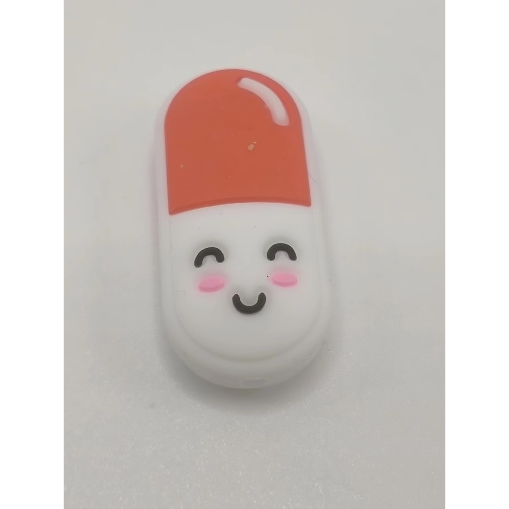 Medicine Pill Silicone Focal Beads