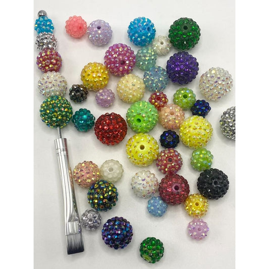 Sparkling Acrylic Beads