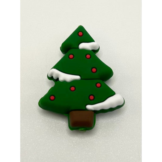 Christmas Tree Cup Red Silicone Focal Beads – Beadable Bliss