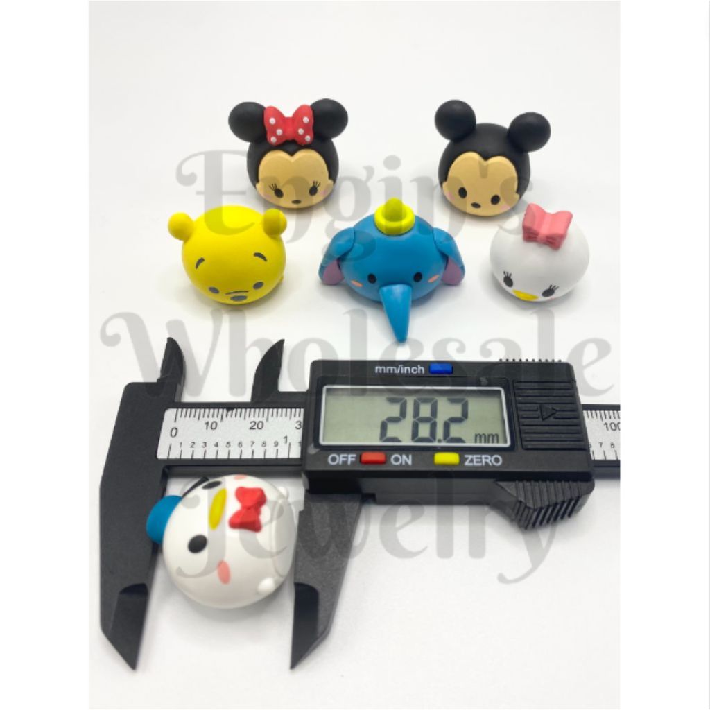 Cartoon Bear Duck Mouse Pen Toppers (Without Hole), Random Mix