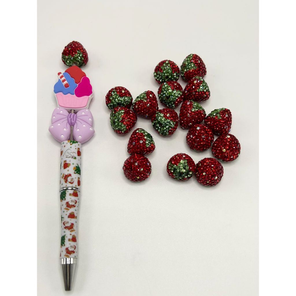 Strawberry Pen Toppers (Only One Hole)