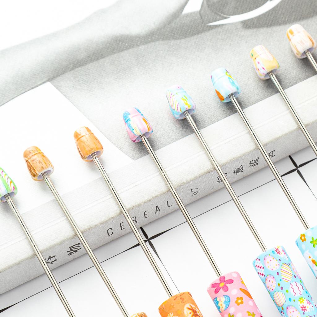 Easter Printed Beadable Pens with Additional Refills