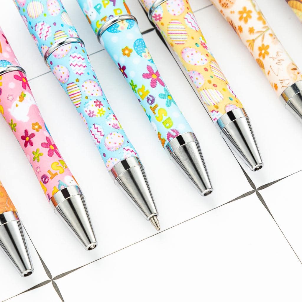 Easter Pens, Easter Bunnies and Easter Eggs Printed Beadable Pens