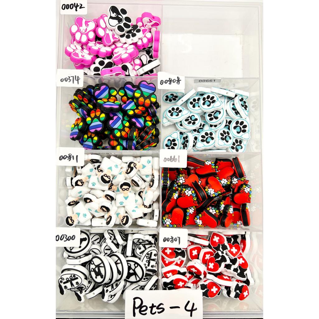 Mix and Match Silicone Focal Beads PLEASE READ THE DESCRIPTION