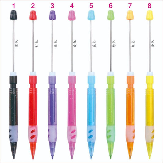 Beaded Lead Pencils Mechanical Pencils in Solid Colors