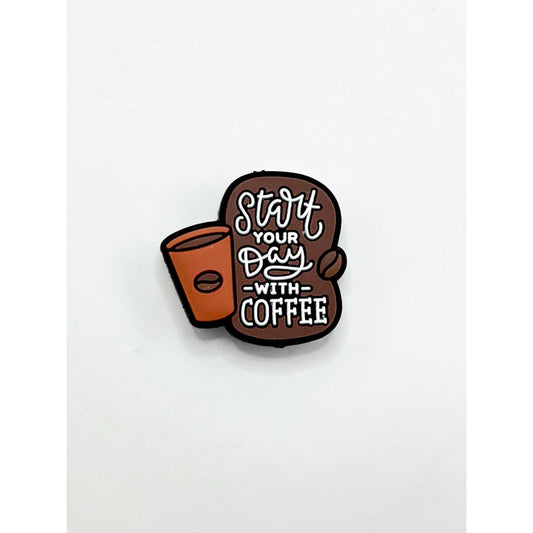 コーヒーシリコンフォーカルビーズで一日を始めましょう