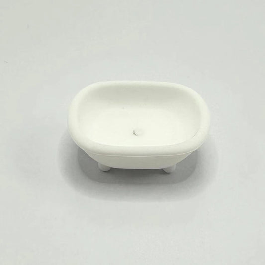 小さな白いバスタブ3Dシリコンフォーカルビーズ、38MM