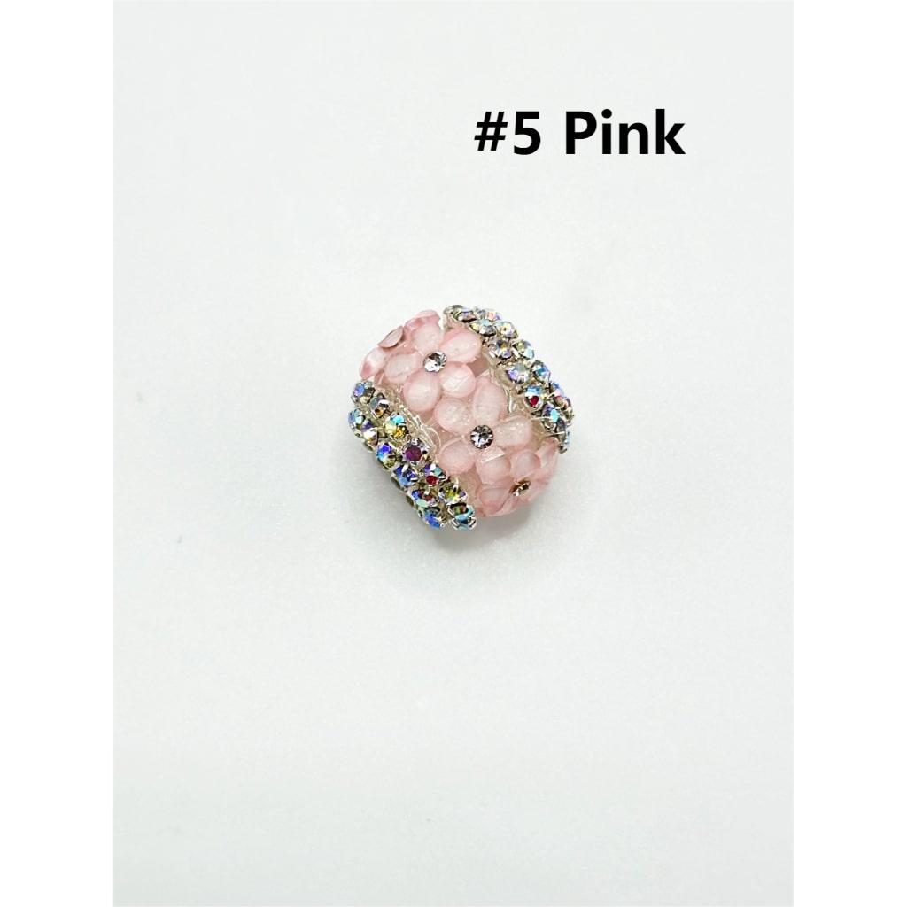 Keychain Beads, Fancy Clear Acrylic Beads for Keychains, 19*16MM