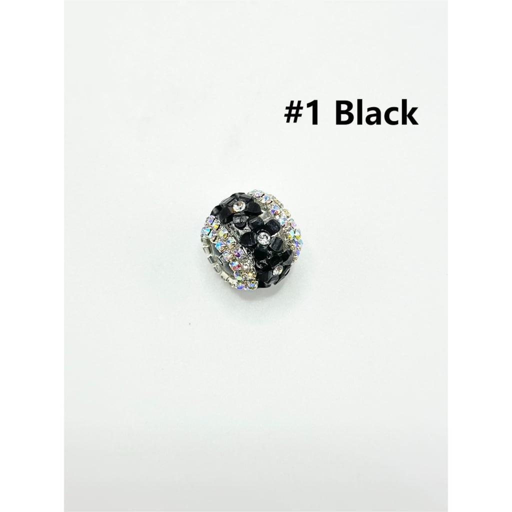 Keychain Beads, Fancy Clear Acrylic Beads for Keychains, 19*16MM