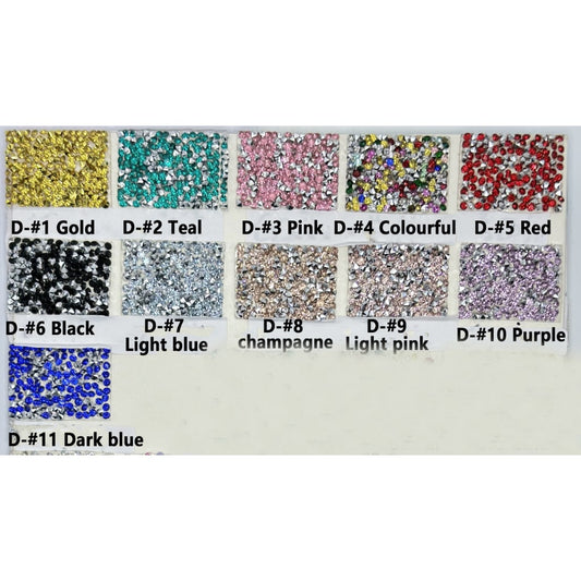 DIY Bling Bling Wraps Tapes with Cone Shape Rhinestones for Pen, Around 40*28MM, 78pcs in 1 Sheet, Please Read the Description