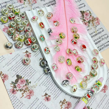 Plastic Round Beads Big Hole