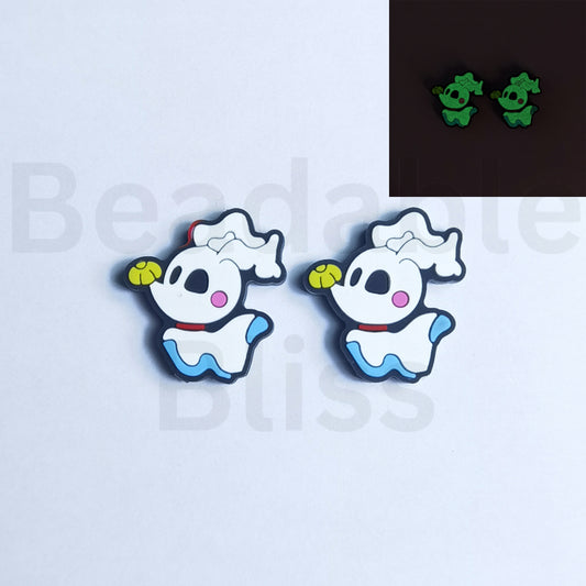 Luminous Cute Zer Nightmar before Christmas Silicone Focal Beads