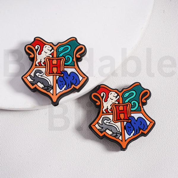 Wizard Mark Castle House Crest Silicone Focal Beads – Beadable Bliss