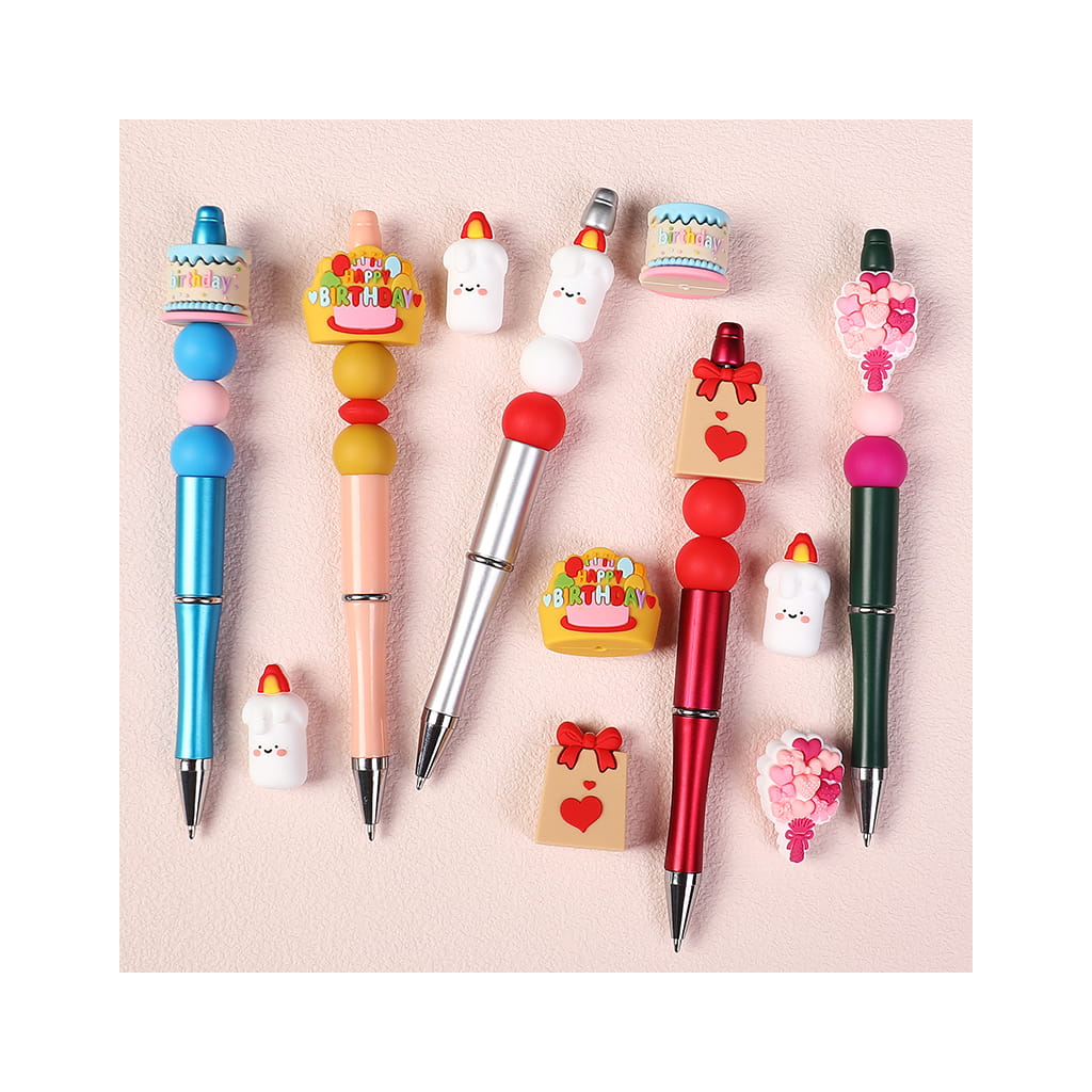 3D Birthday Theme Series Focal Beads