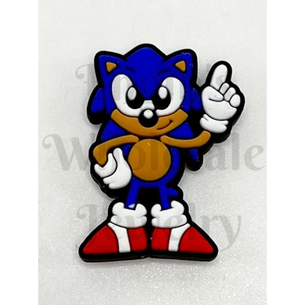 Cartoon Hedgehog Sonic Silicone Focal Beads
