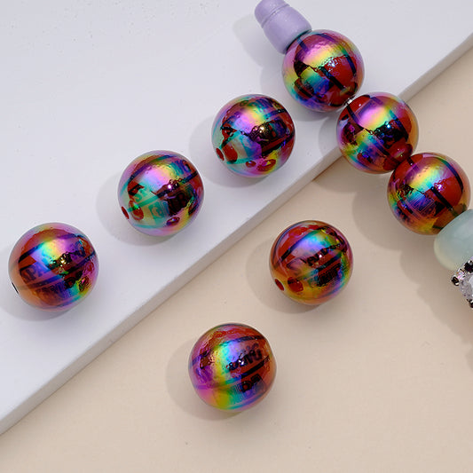 UVコーティング スポーツ バスケットボール アクリルビーズ 16MM