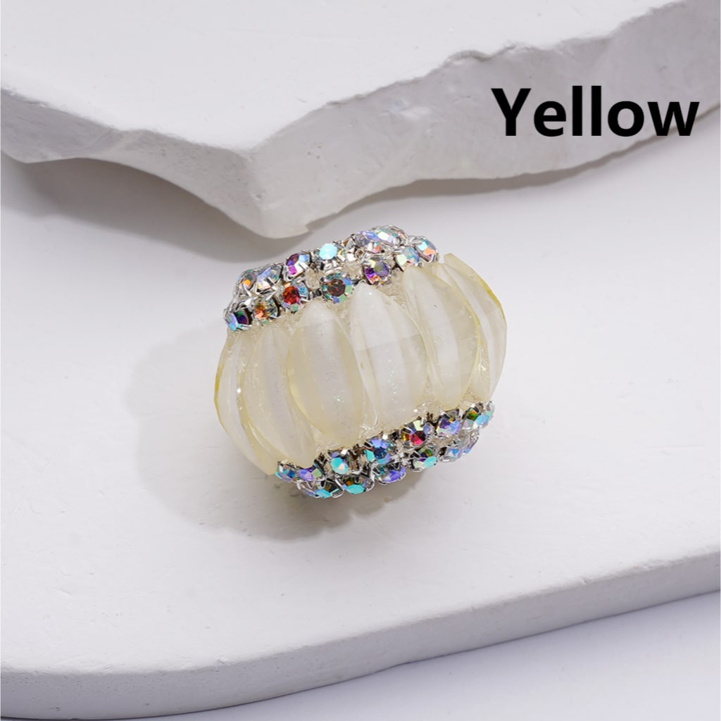 Halloween Multi-Color Pumpkin AB Rhinestones Chains Acrylic Beads, 21*17MM