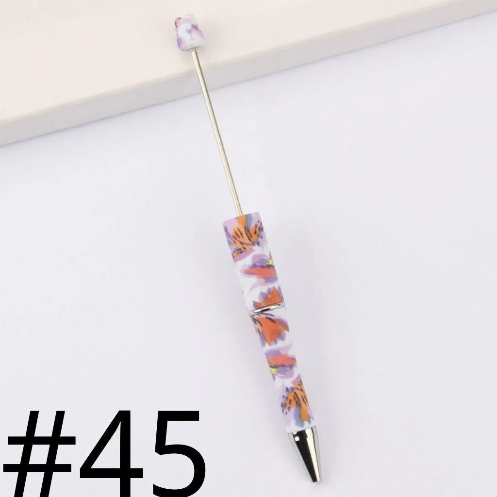 Random Mix Printed Beadable Pens