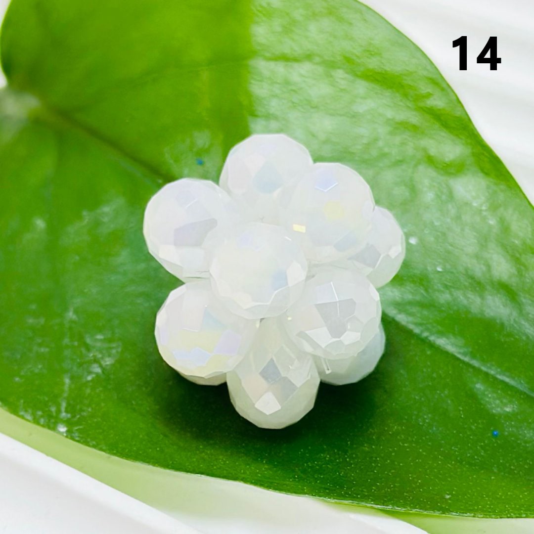 Bling Bling Colorful Water Drop Shape Rhinestones Knots Beads, Around 20MM