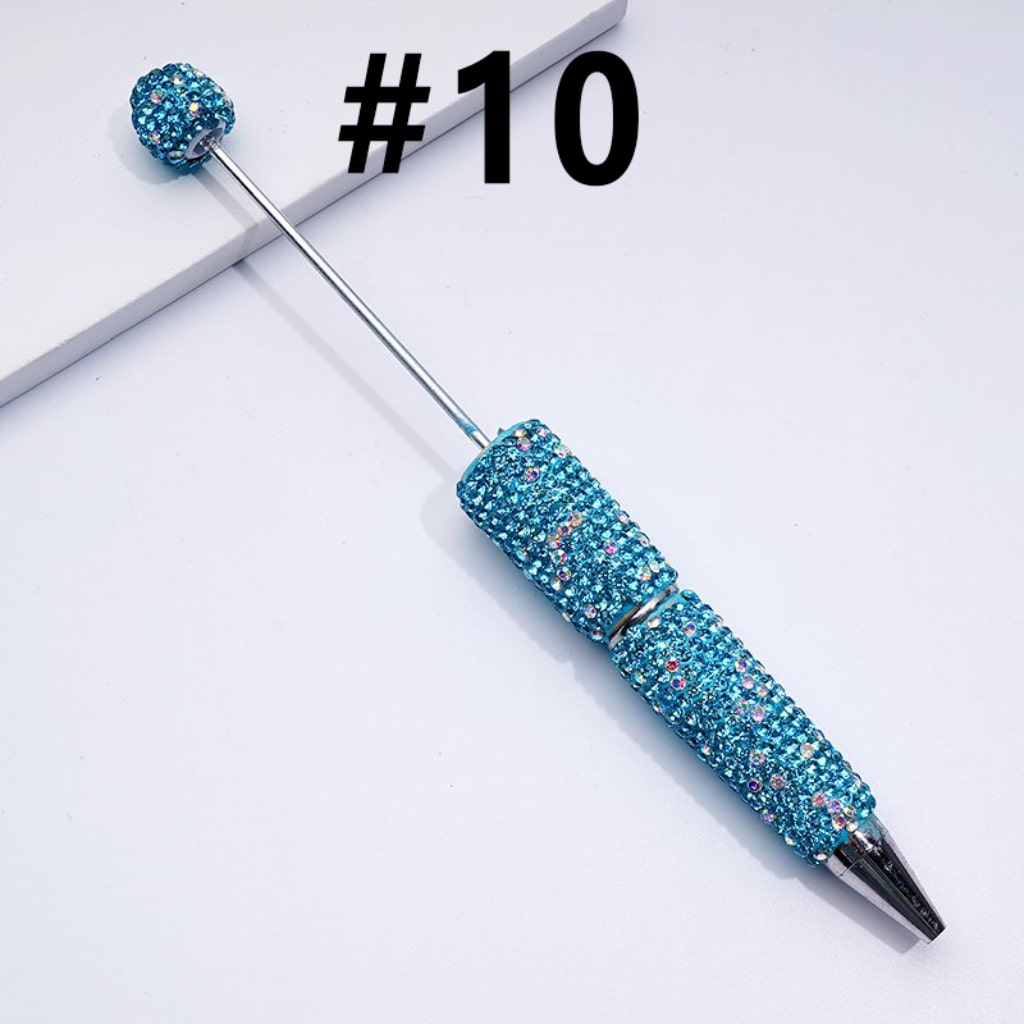 Beadable Rhinestones Pen, Bling Bling Style Fancy Beaded Pens