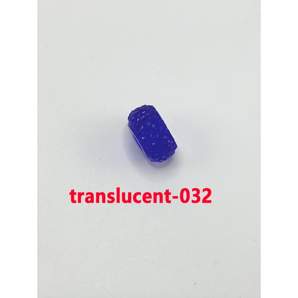 Colorful Wheel Acrylic Beads with Sugar Spacer Texture on Side, 12mm