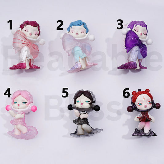 Cute Blind Box 13th Anniversary Spotligh Pop Mar Series  Figures Jewelry Accessories (No Hole)