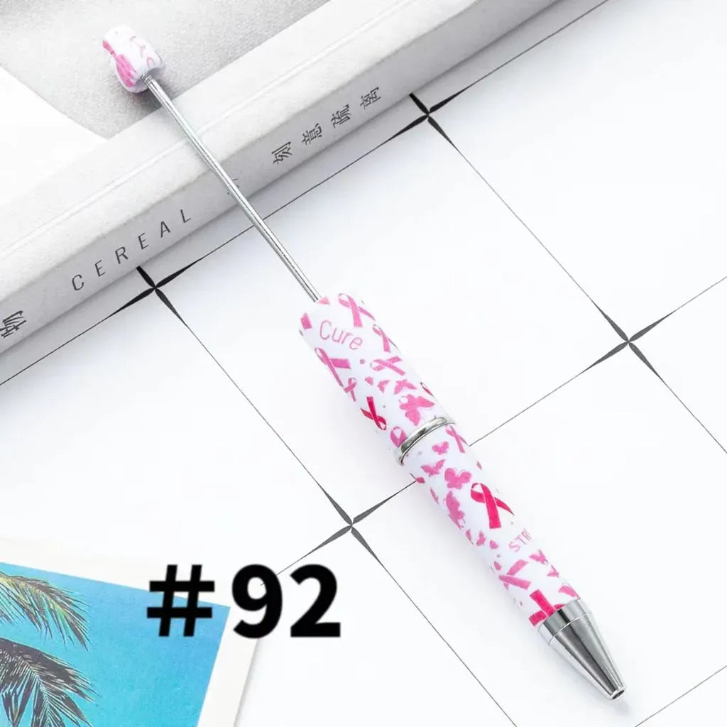 Random Mix Printed Beadable Pens