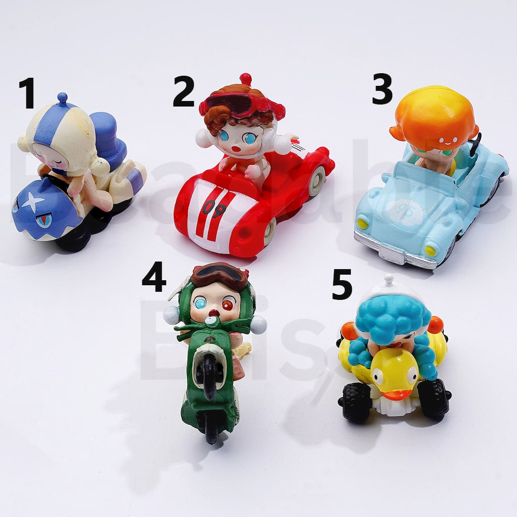 Cute Blind Box Pop Ca Super Trac Pop Mar Series Figures Jewelry Accessories (No Hole)