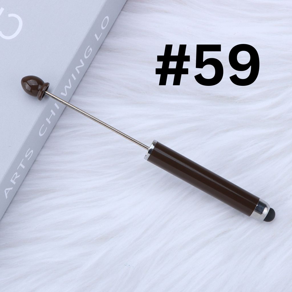 Beadable Stylus Pen, DIY Beadable Stylus Pen for All Touch Screen Devices, Plastic