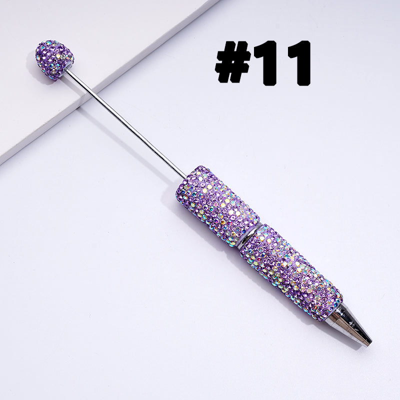 Beadable Rhinestones Pen, Bling Bling Style Fancy Beaded Pens
