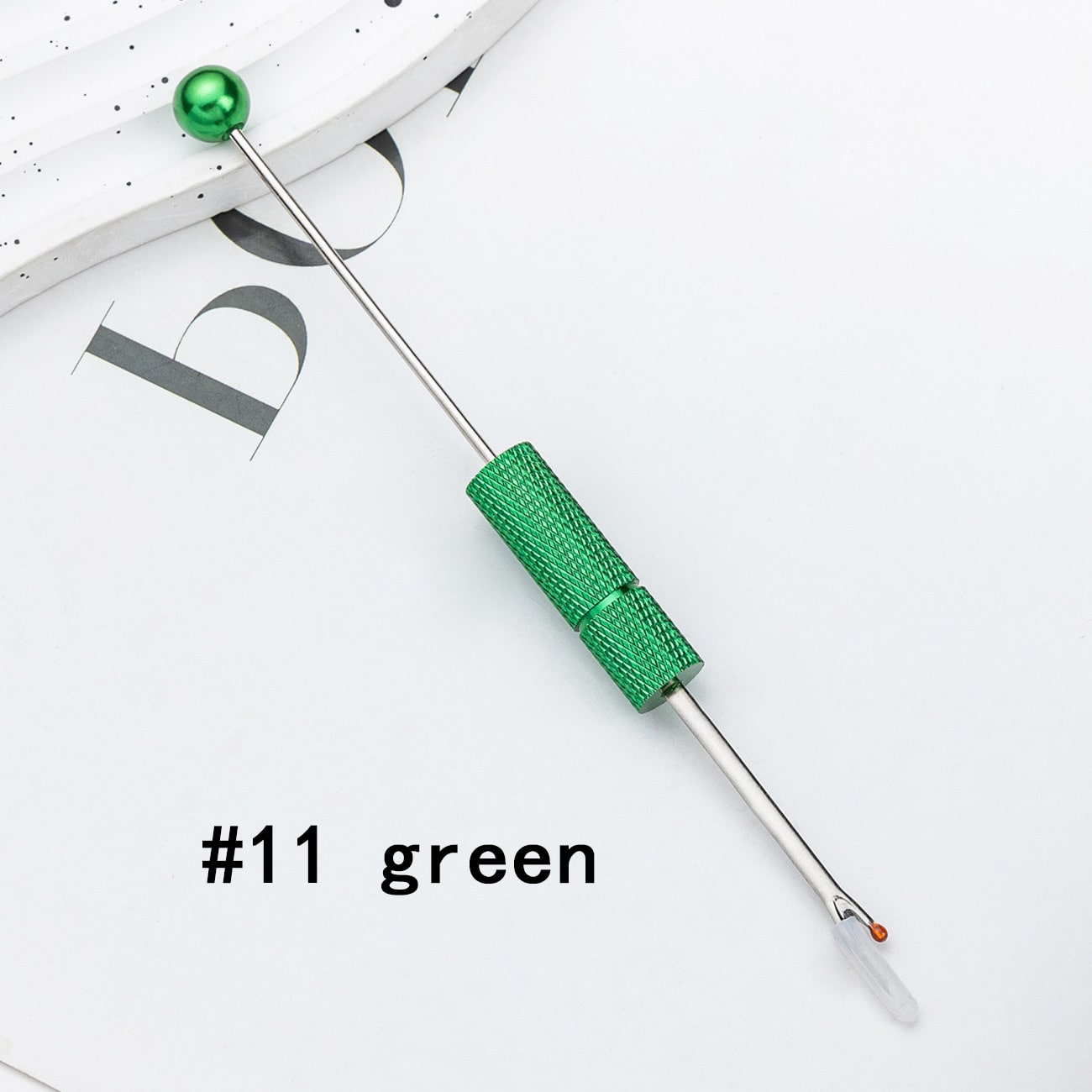Metal Beadable DIY Seam Ripper, Thread Remover, Stitch Unpicker, Thread Cutter, Wire Picker in Solid Colors, 142mm