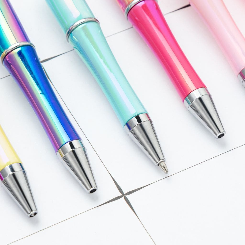 Beadable Pens with UV Coating - Beaded Pens UV Finish, Please Read the Description