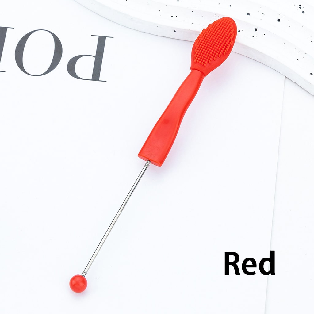 DIY Beadable Multifunctional Cleaning Brush in Solid Color 156MM