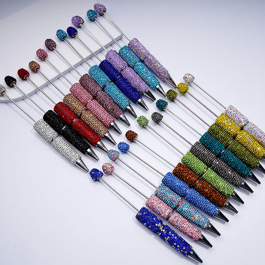 Beadable Rhinestones Pen, Bling Bling Style Fancy Beaded Pens
