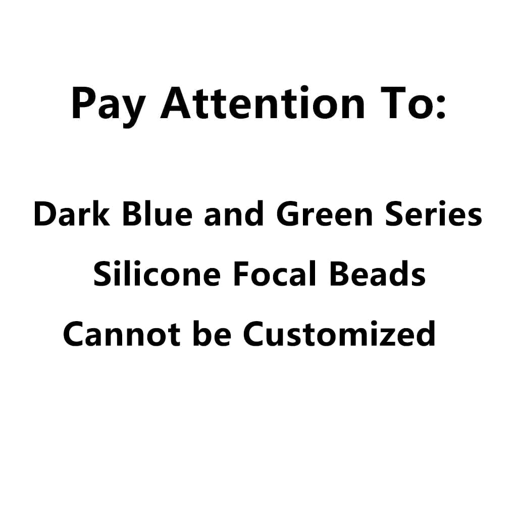Customization of Double-Side Flat Printing Silicone Focal Beads - READ THE DESCRIPTION