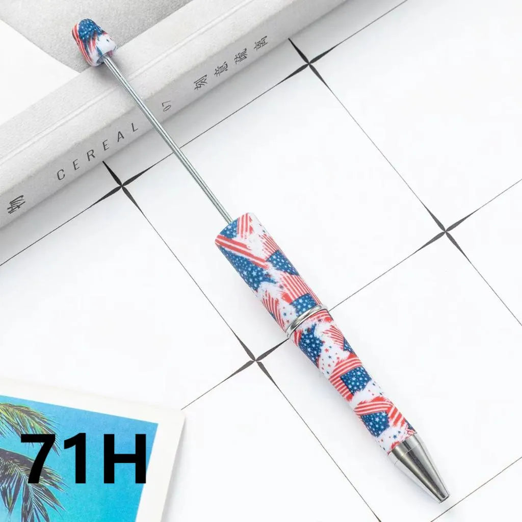 Random Mix Printed Beadable Pens