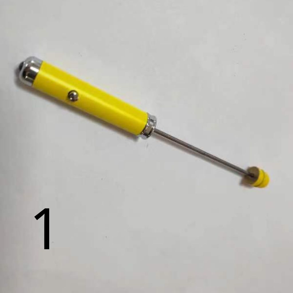 Metal Beadable Flashlight with Led Light, ''NOT A PEN'',  PLEASE READ DESCRIPTION
