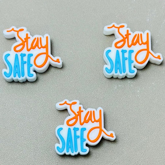 Stay Safe Silicone Focal Beads