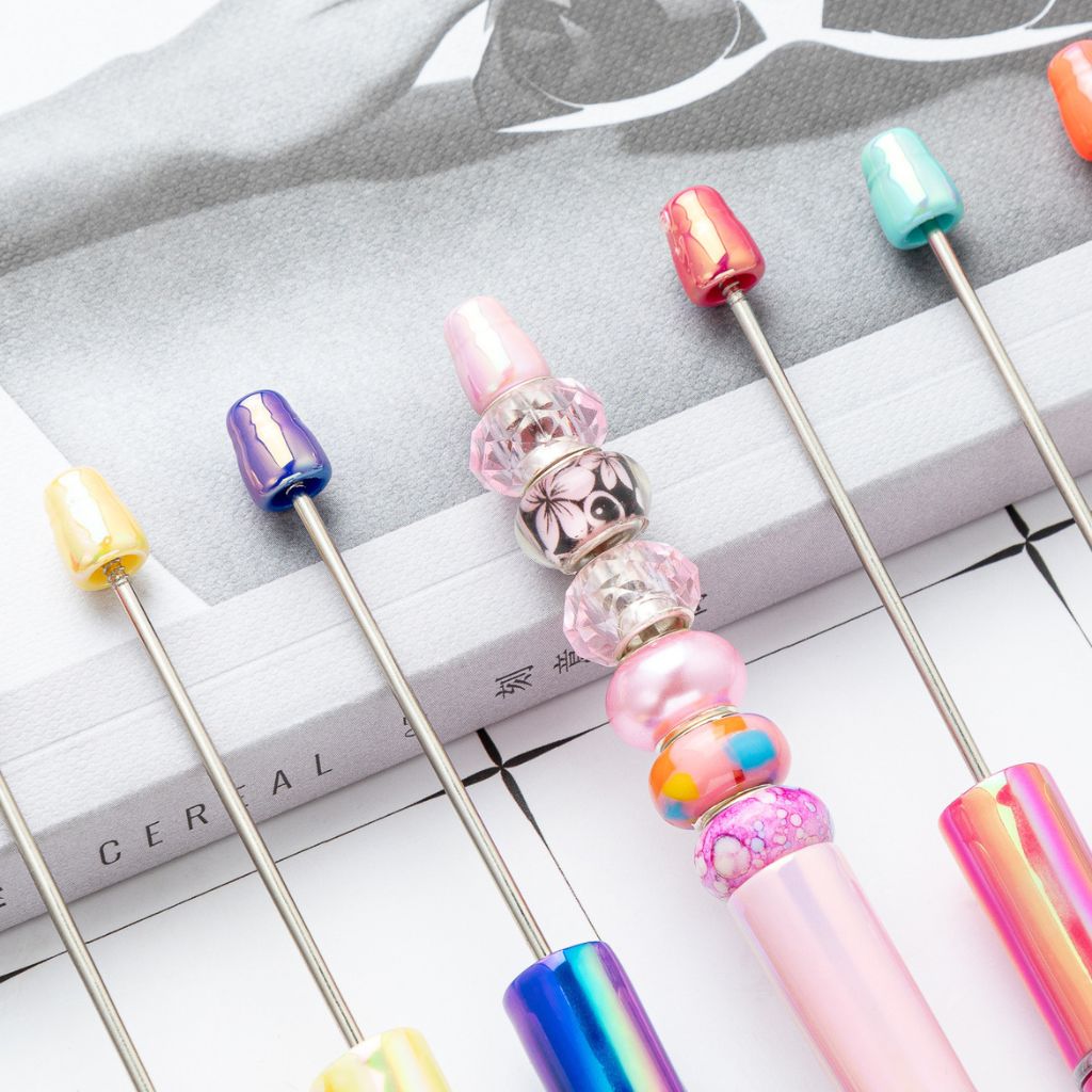 Beadable Pens with UV Coating - Beaded Pens UV Finish, Please Read the Description