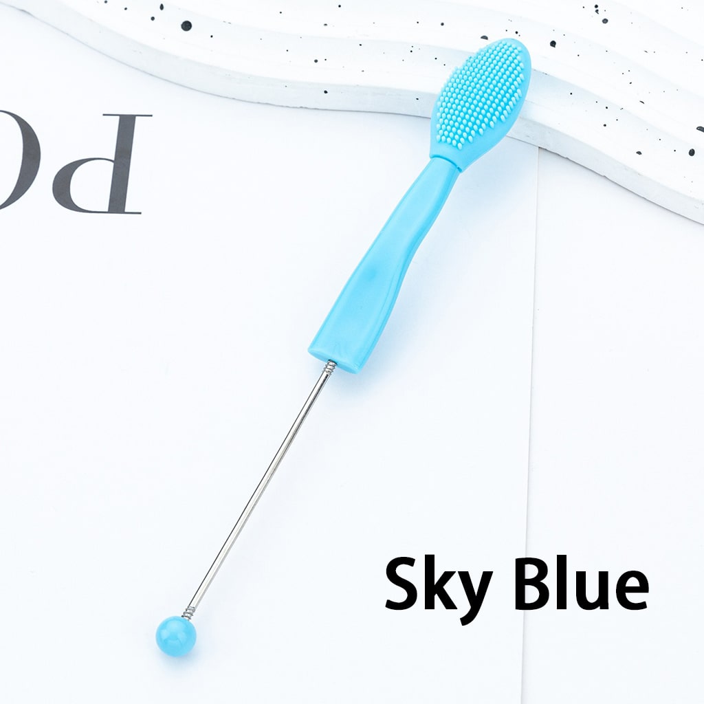 DIY Beadable Multifunctional Cleaning Brush in Solid Color 156MM